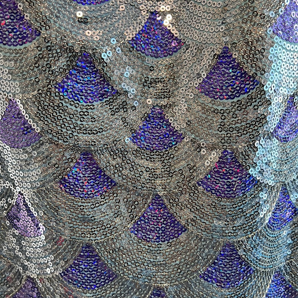 As U Wish Mini Full Mermaid Sequined Mini Dress, S - Picture 3 of 10